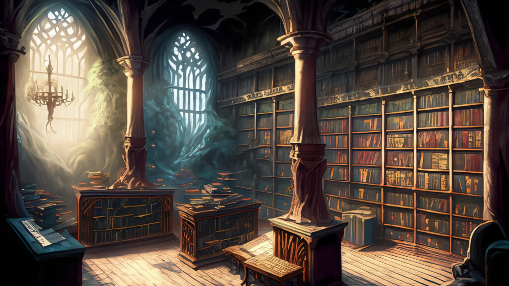 魔法アカデミーの不思議な図書館