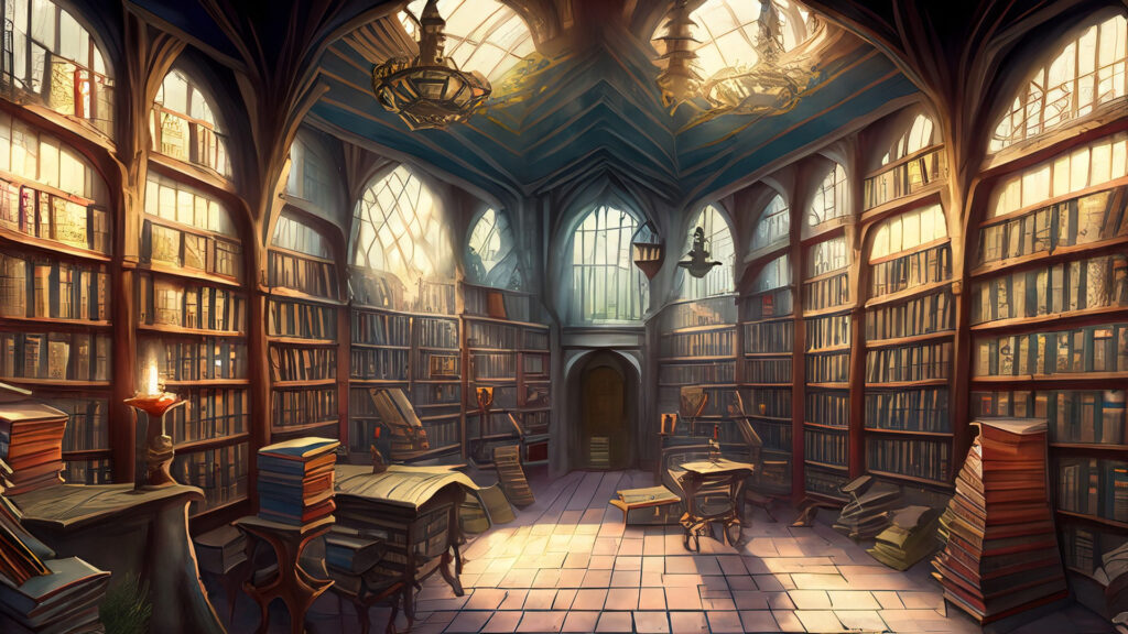 魔法アカデミーの不思議な図書館