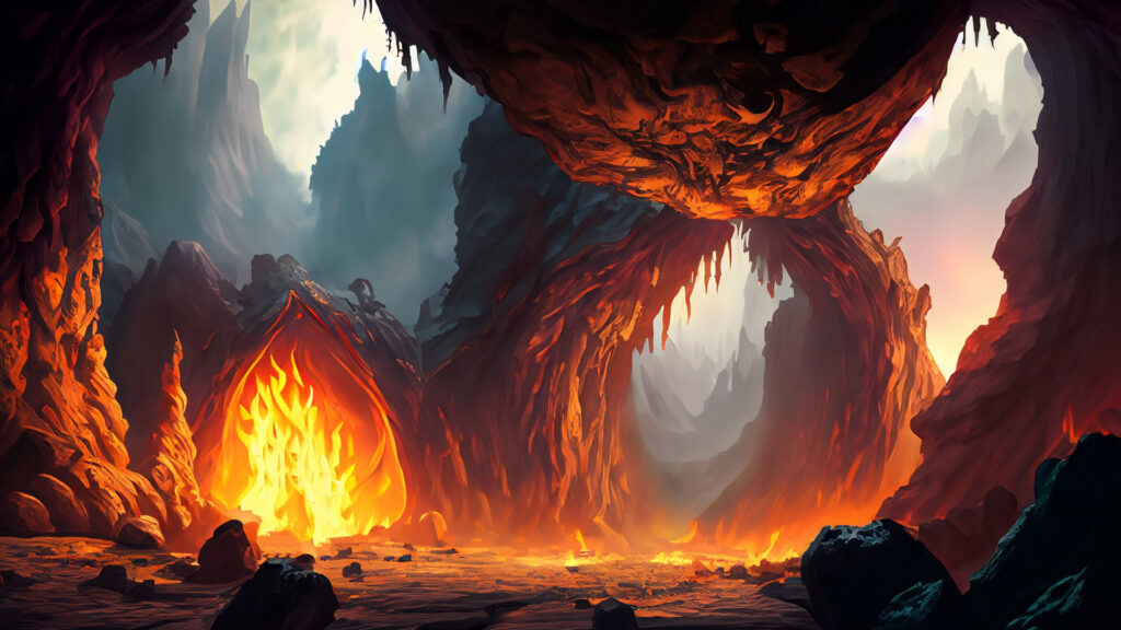 炎の洞窟
