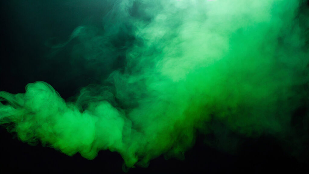 緑色の毒ガス