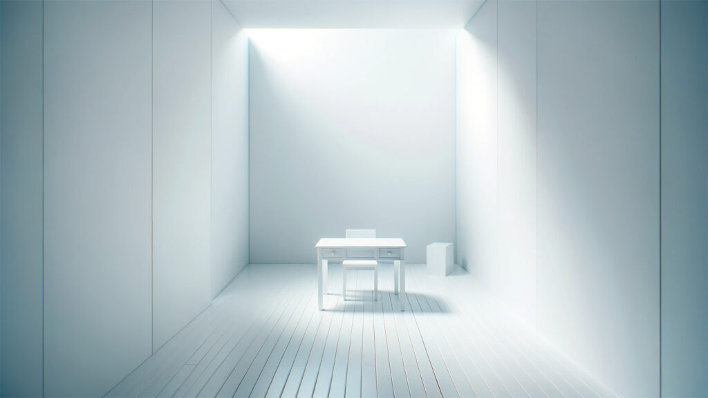 白い部屋