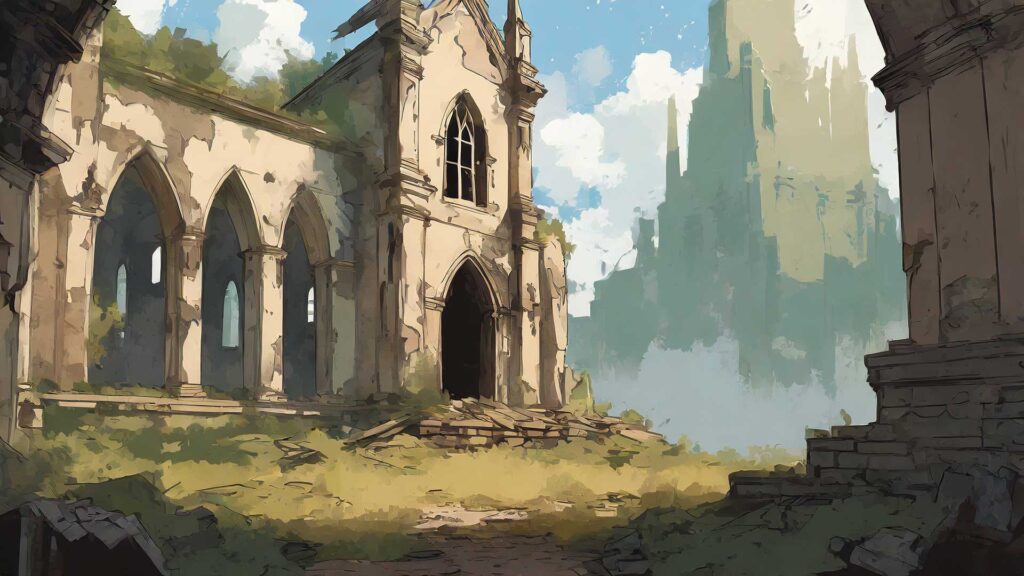 教会の廃墟