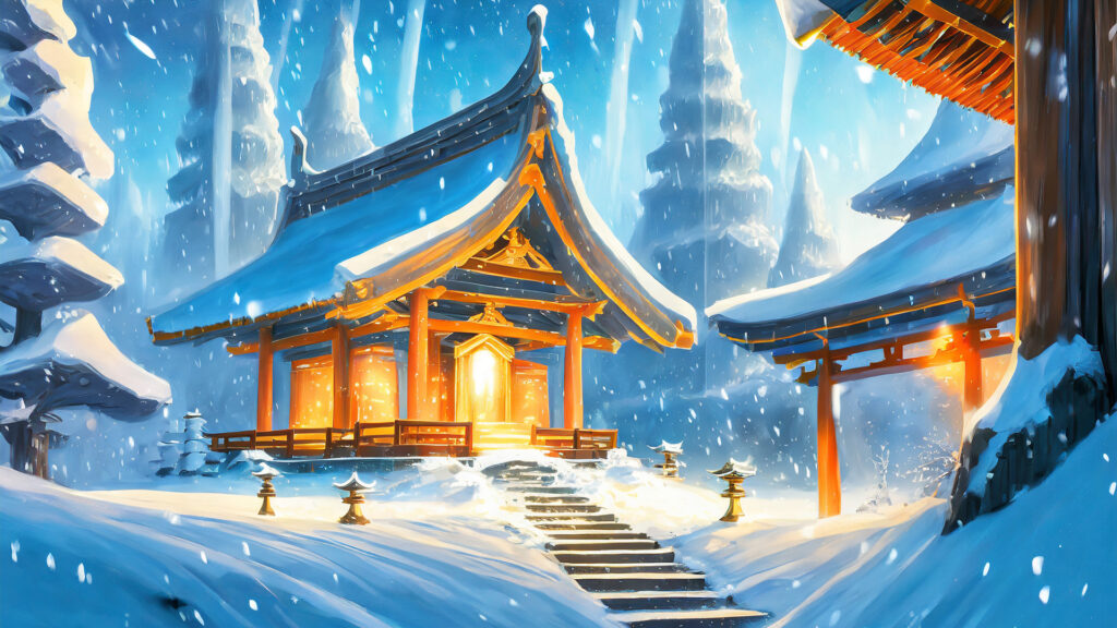 冬の神社