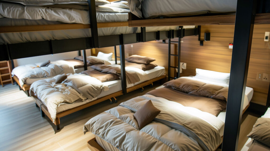 複数ベッドがある寝室