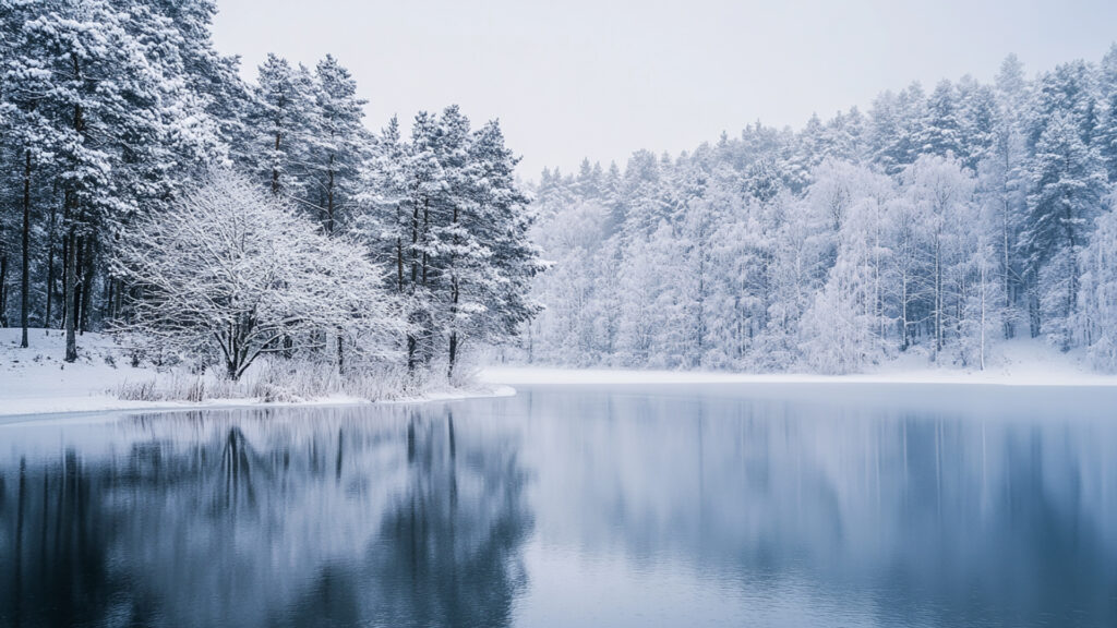 冬の湖