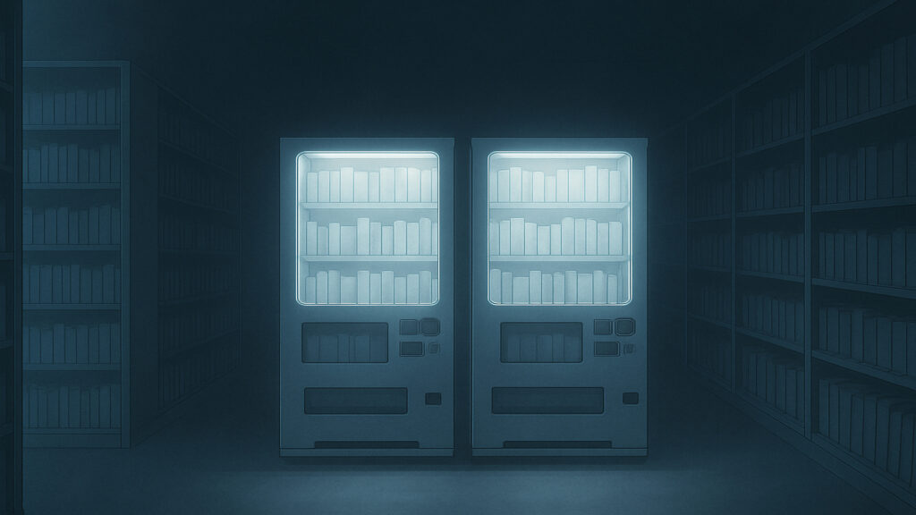 不思議な本屋｜自販機