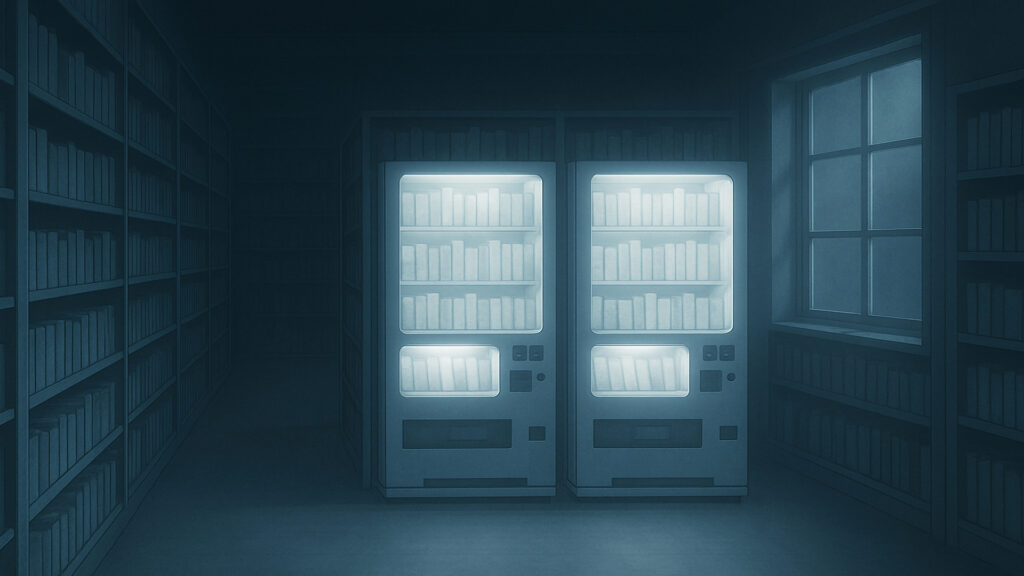不思議な本屋｜自販機