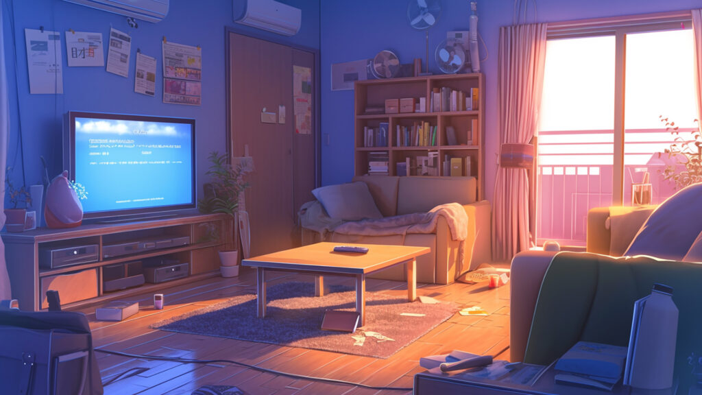 生活感のある部屋