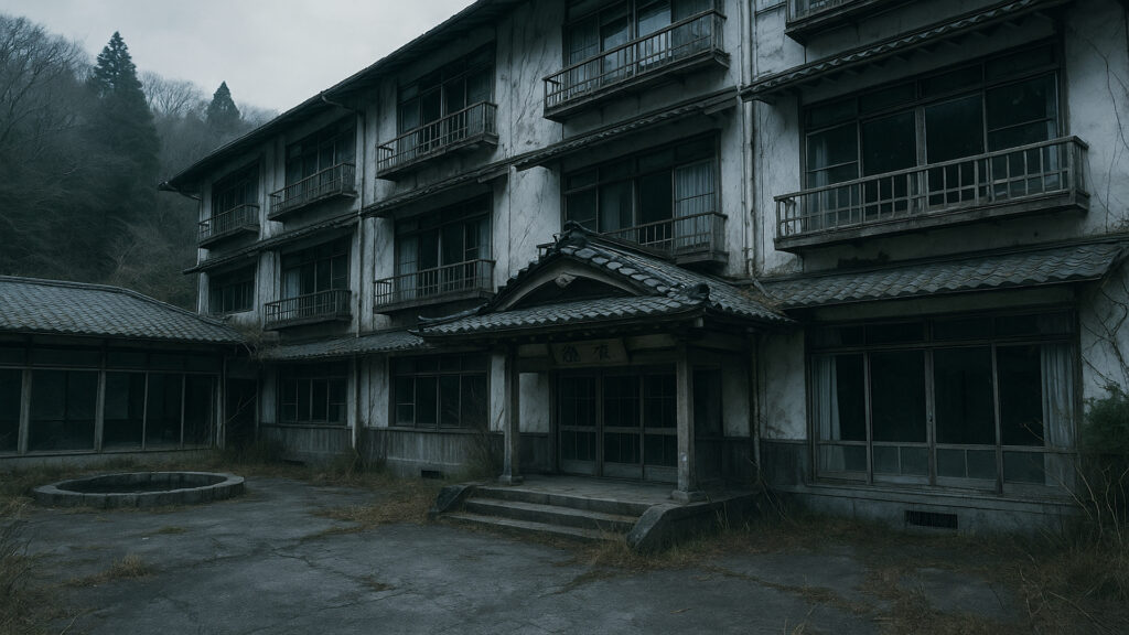 使われなくなった温泉宿