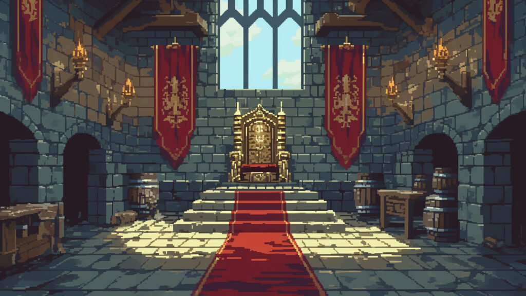 王の部屋｜ドット絵風