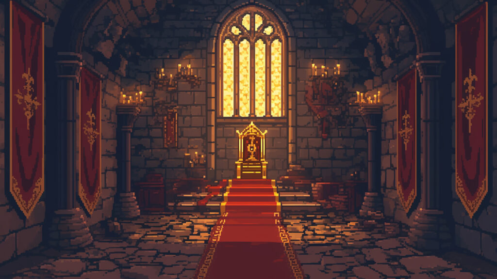 王の部屋｜ドット絵風