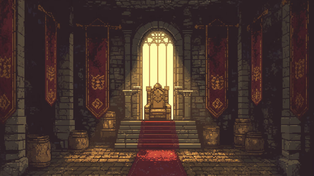 王の部屋｜ドット絵風