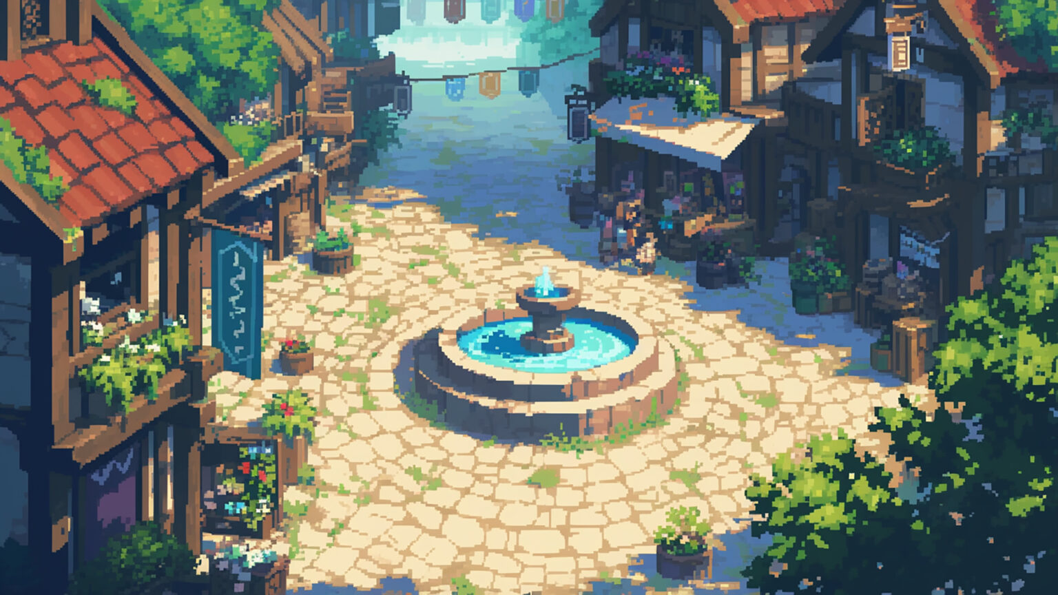 村 | 【フリー素材】ゲームまてりあるず|無料の背景イラスト