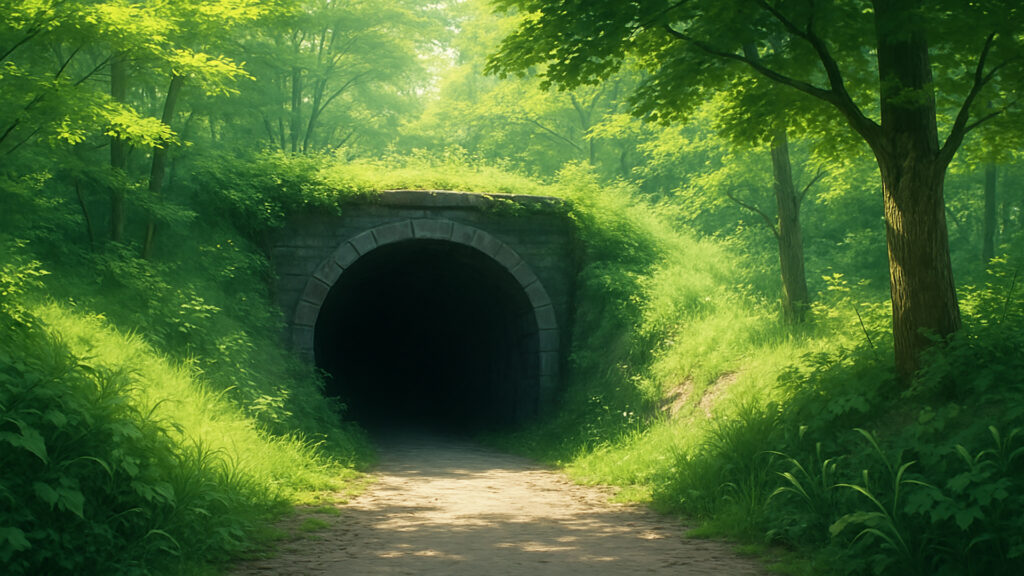 トンネルの入り口