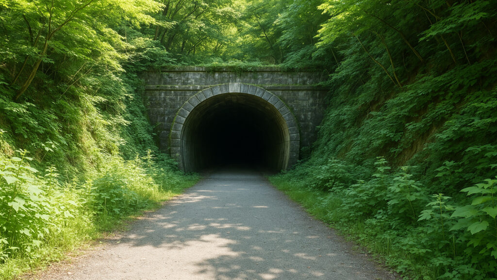 トンネルの入り口