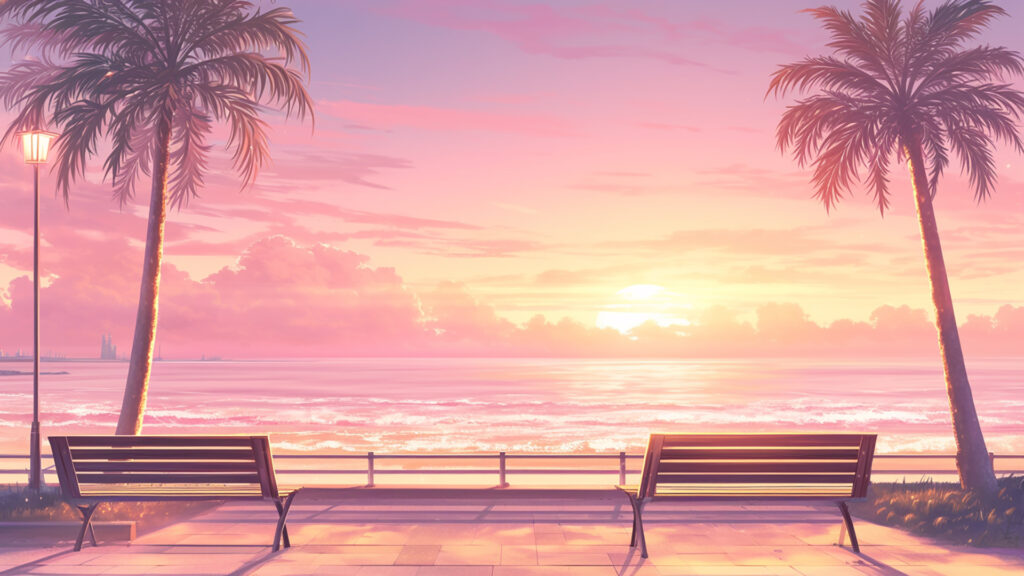 海沿いの景色｜朝･昼･夕方･夜