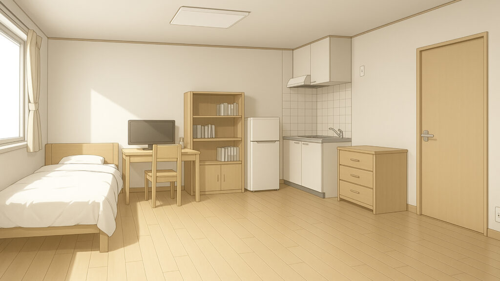 シンプルなワンルーム