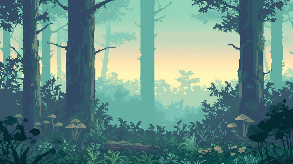 森｜ドット絵風