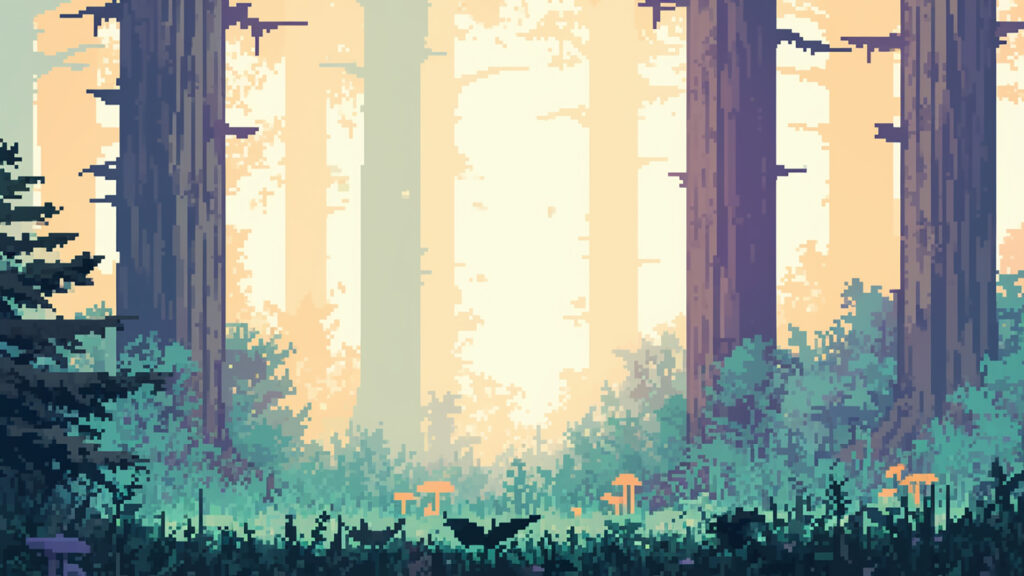 森｜ドット絵風