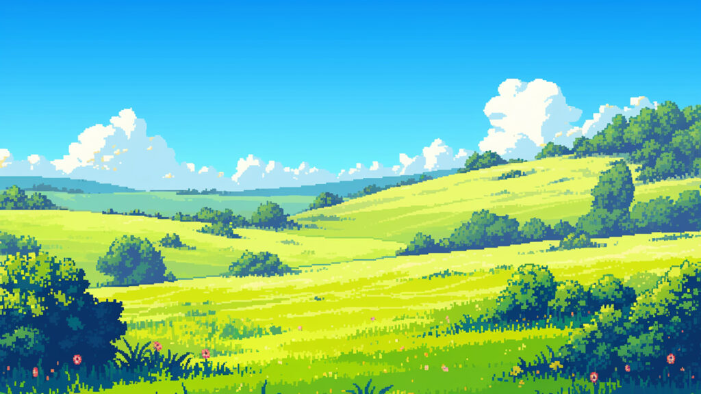 草原｜ドット絵風