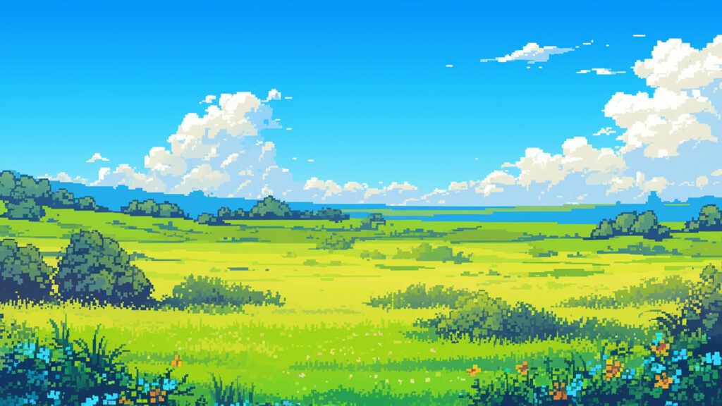 草原｜ドット絵風