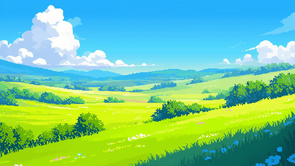 草原｜ドット絵風