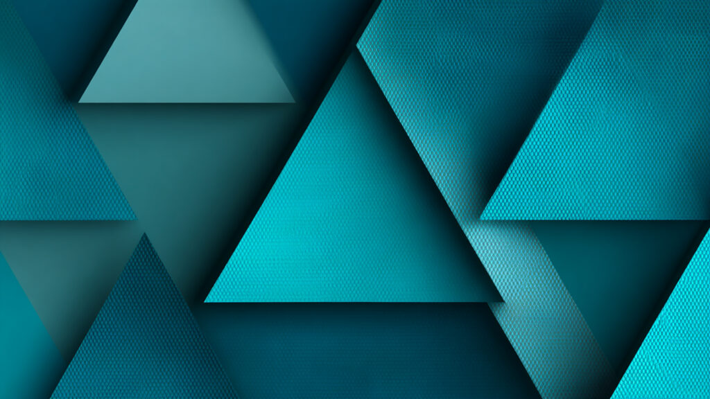 3D幾何パターンの奥行き背景