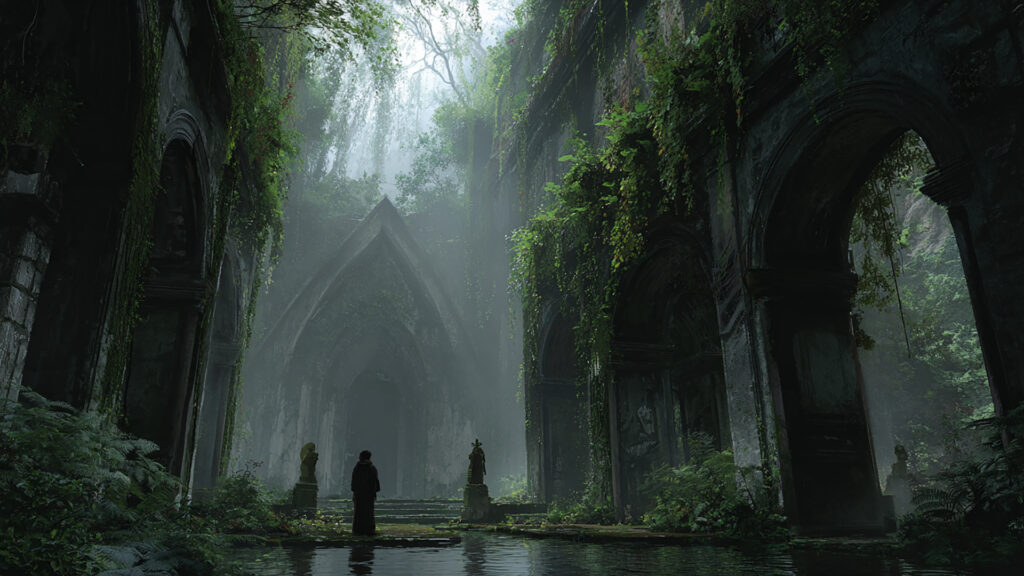 廃墟になった寺院（幻想遺跡）