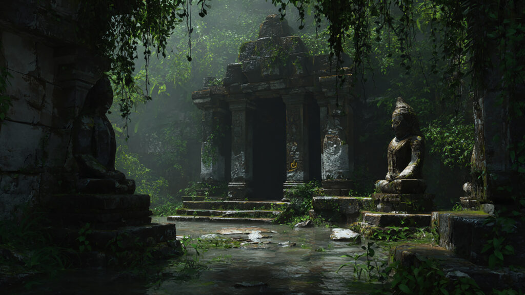 廃墟になった寺院（幻想遺跡）
