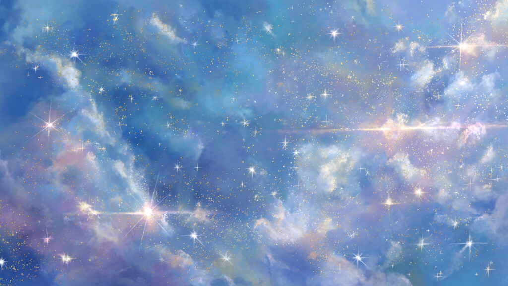 空に浮かぶ星の名残