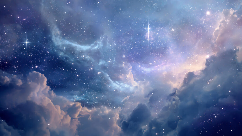 空に浮かぶ星の名残