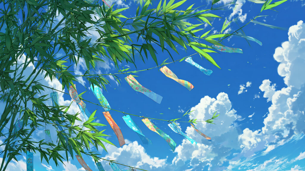 七夕の空｜昼・夕方・夜