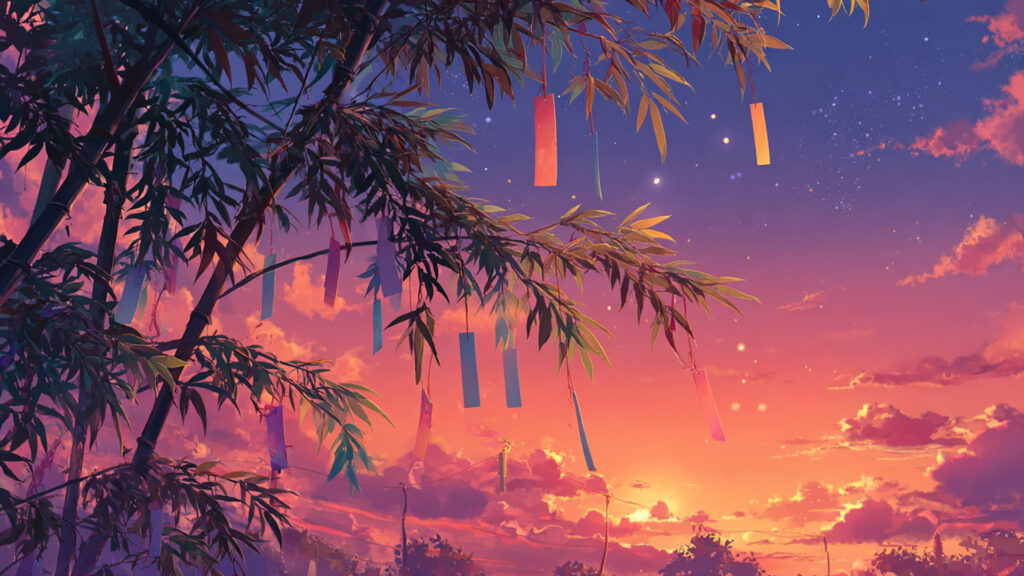 七夕の空｜昼・夕方・夜