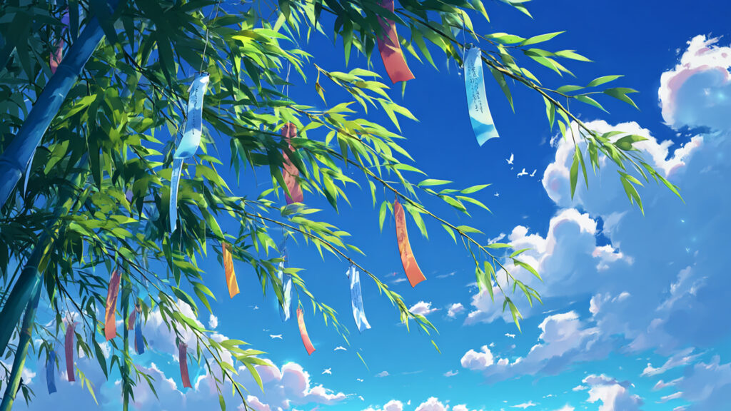 七夕の空｜昼・夕方・夜