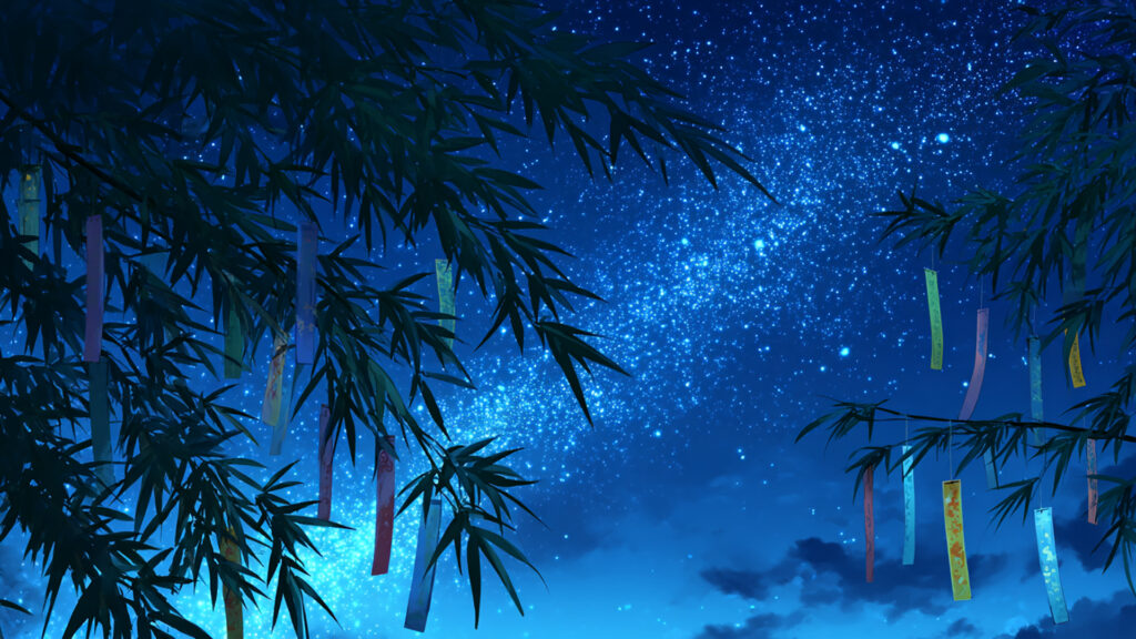 七夕の空｜昼・夕方・夜