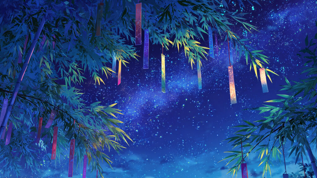 七夕の空｜昼・夕方・夜