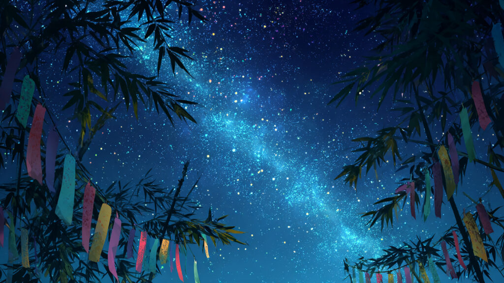 七夕の空｜昼・夕方・夜