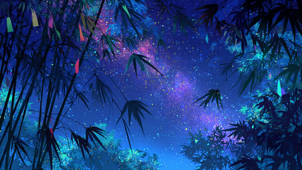 七夕の空｜昼・夕方・夜