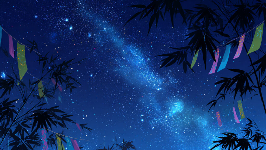 七夕の空｜昼・夕方・夜