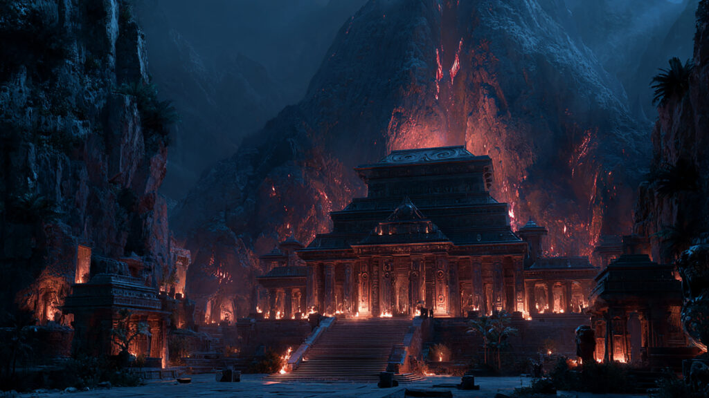 火山の神殿