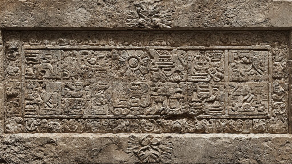 古代の石碑・レリーフ模様テクスチャ