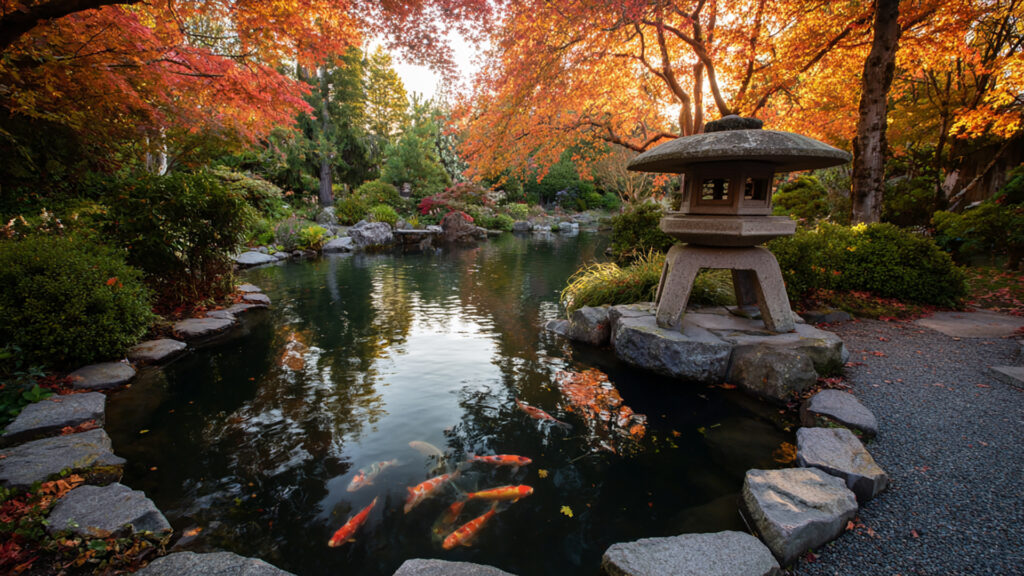 秋の庭園