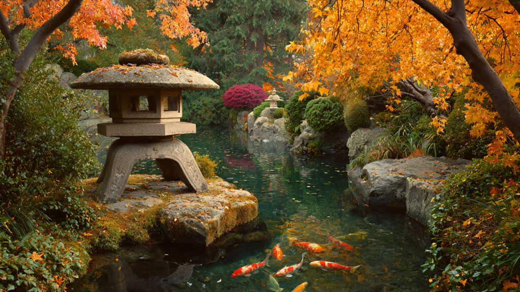 秋の庭園