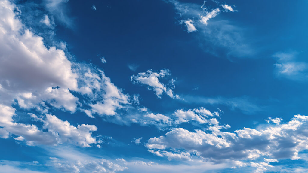 青空と雲