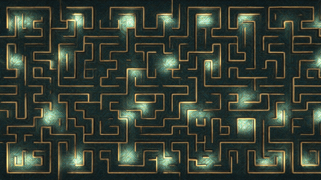 迷路みたいな床背景