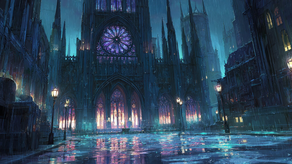 雨降る大聖堂