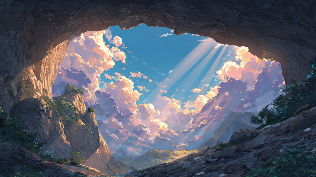 天空への洞窟