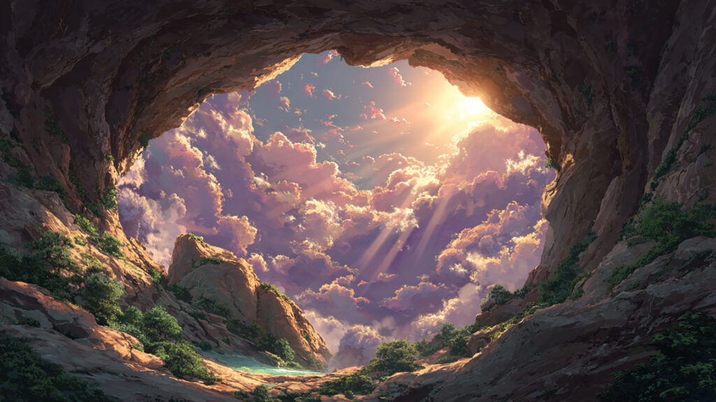 天空への洞窟
