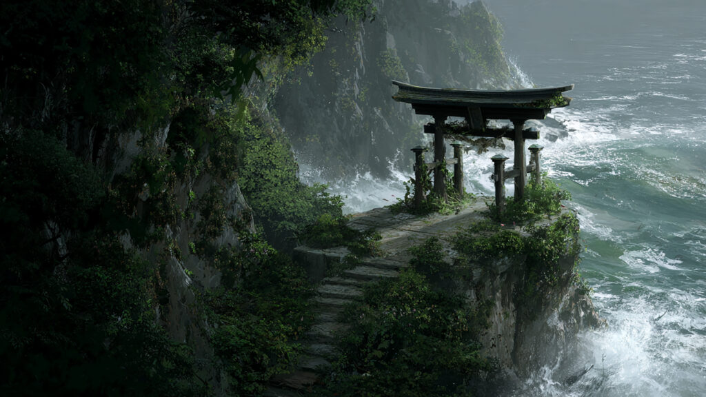 断崖の祠