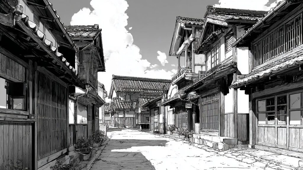 小江戸｜モノクロ